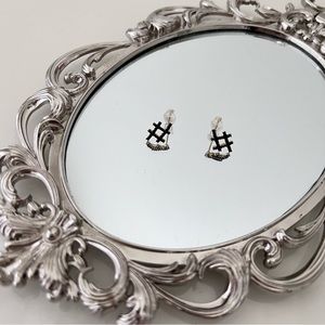 New # Stud Earring